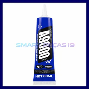 COLA PROFISSIONAL A900S PRETA 60ML P/ REPARO DE CELULAR ANDROID - WEFIX