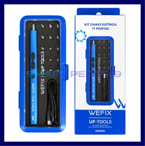 KIT CHAVE DE PRECISAO ELETRICA 15 PONTAS - WEFIX